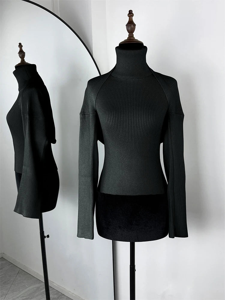 Trendix Hollow Out Sweater Sets For Women 2025 Fall New Long Sleeve Knitwear Shawl Suits Sexy Backless Knit Tank Top 2 Piece Set